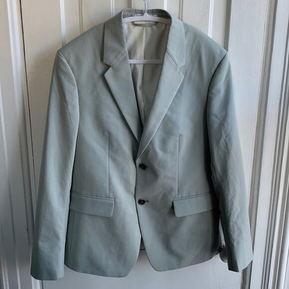 Zara Gray Suit Jacket Blazer - Picture 2 of 8
